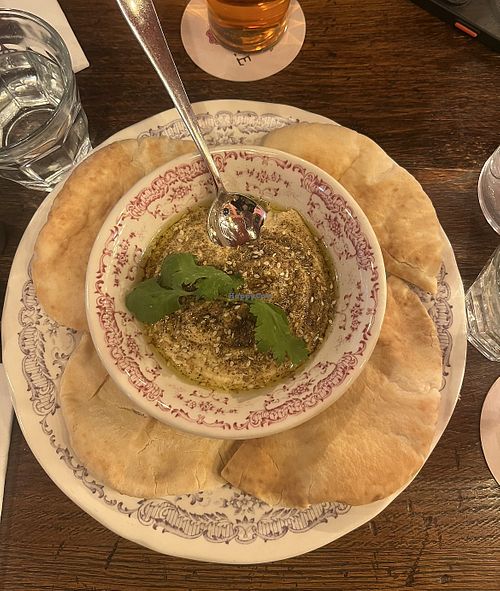 Hummus  at Café Bohème in Paris