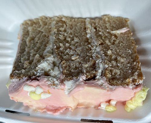 Strawberry lemonade cake - moist, sweet, and delicious!  at The Loaded Bowl in Oklahoma City