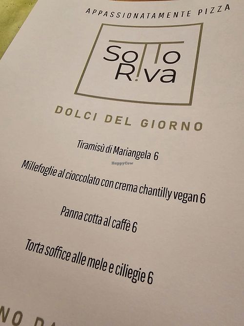 Millefoglie vegan. at Pizzeria Sottoriva in Ponte Di Piave