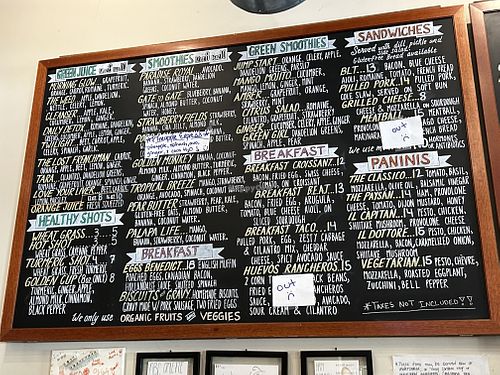 Menu   at The Lost Frenchman in Redway