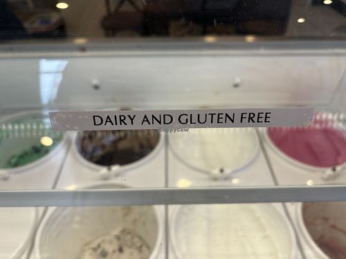 Clearly labeled options   at Thurgood Creamery in Syracuse