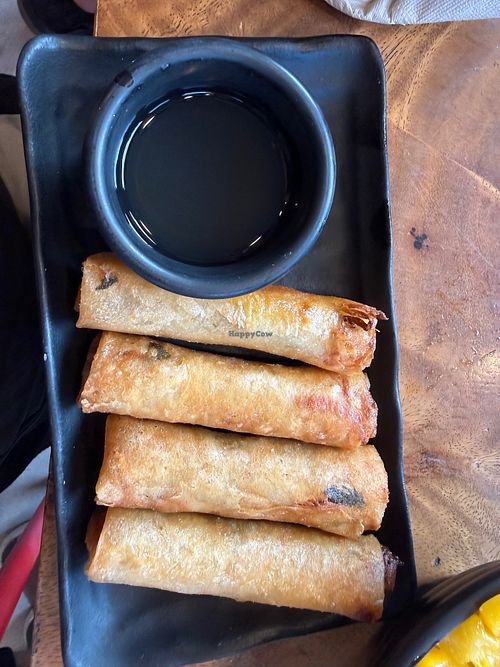 Vegan eggrolls at Island Bowls Boracay in Boracay