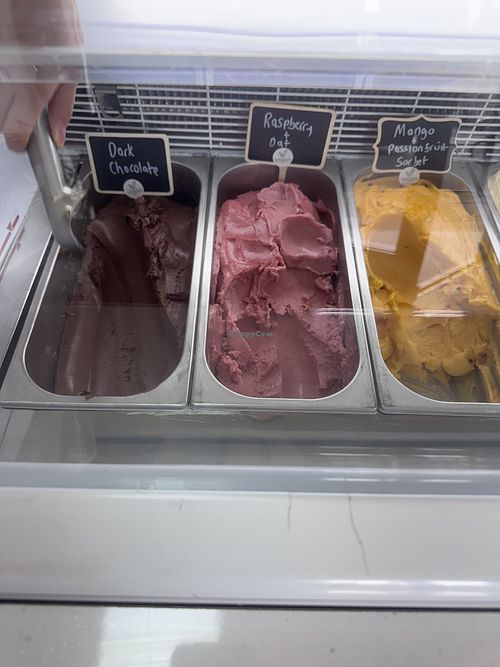 Three options   at Basement Gelato Co in Edinburgh