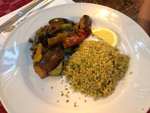 Fikra with vegetables at Le Mille e Una Notte in Trieste