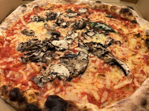 VG pizza   at Rudy's Pizza in Durham