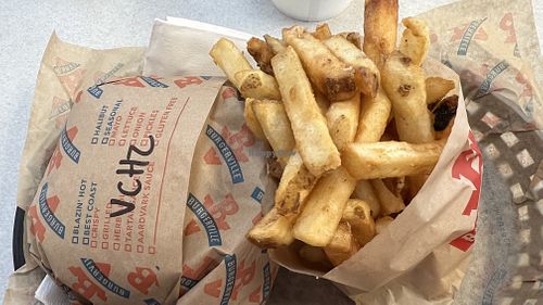 Vegan Cheeseburger w/ Fries  at Burgerville  in Aloha