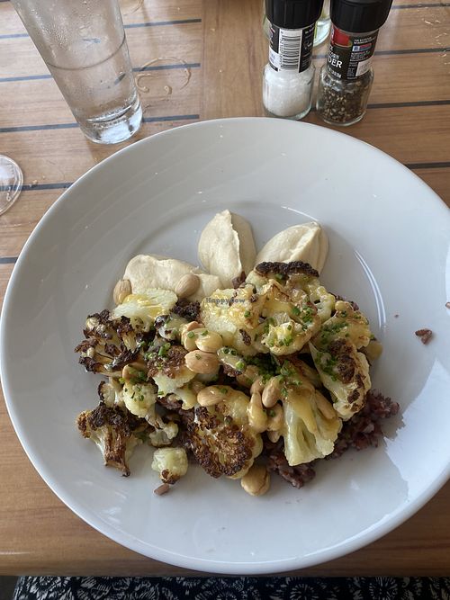 Cauliflower bowl! So delicous😄  at Matunuck Oyster Bar in Wakefield