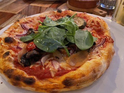 Vegane Baukasten-Pizza #Veganuary at Capri Blaue Grotte in Wurzburg