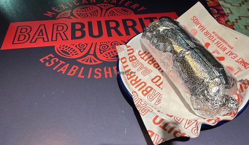 Vegetarian Burrito. at MAN - Barburrito - T2 in Manchester