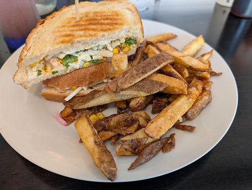 Vegan Mexican Street Corn Grilled Panini at 1851 Bayfield Landing in Bayfield