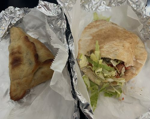   at Heights Falafel in Brooklyn