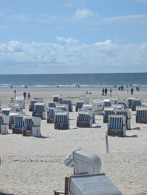 Aussicht vom Tisch aus at Restaurant Arche Noah in Sankt Peter-ording