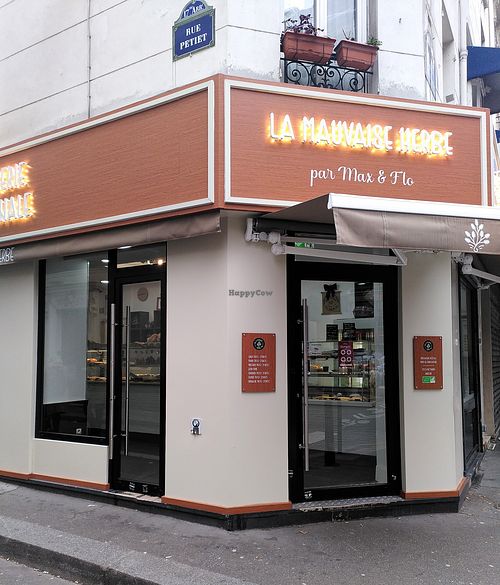 Façade at La Mauvaise Herbe in Paris