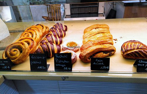Viennoiseries at La Mauvaise Herbe in Paris