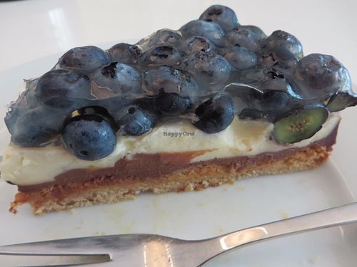 Blueberry cheesecake at HappenPappen in Hamburg