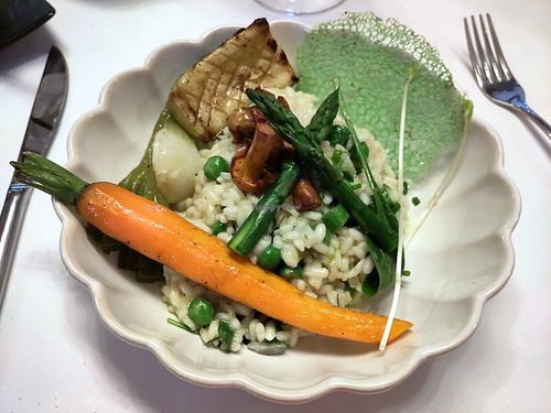 Risotto at La Libertie in Campsegret