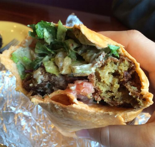 Falafel wrap at Big Fresh in Framingham