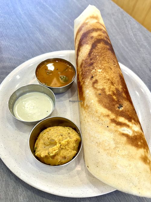Plain dosai 👍🏻   at Swagat Indian Vegetarian - Perennial Business City in West Singapore