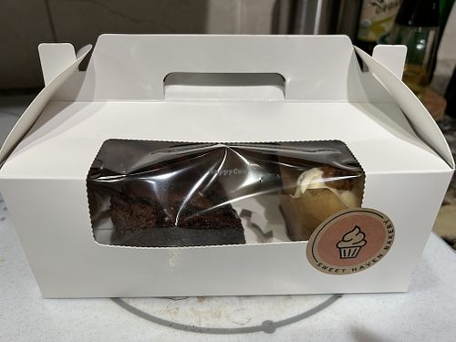 Cute boxes!   at Sweet Haven Bakery in Citrus Heights