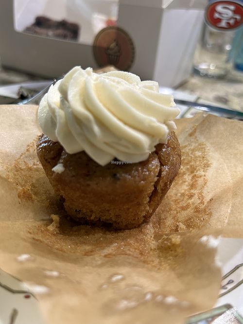 Carrot cupcake   at Sweet Haven Bakery in Citrus Heights