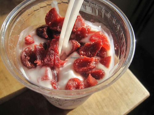 Amazing coconut yogourt. Nothing beats that. at Pourquoi Pas Espresso Bar in Montreal