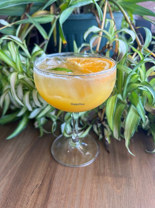 Sunshine State mocktail at Bliss Beach in Daytona Beach Shores