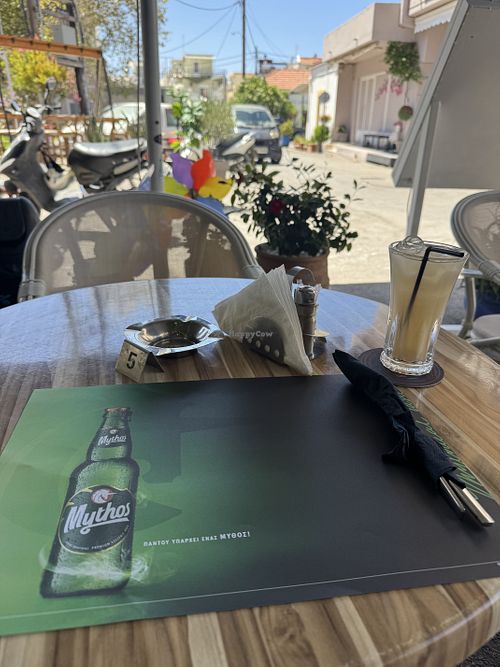 Table   at Kalagris Cafe Bar - Restaurant in Rhodes