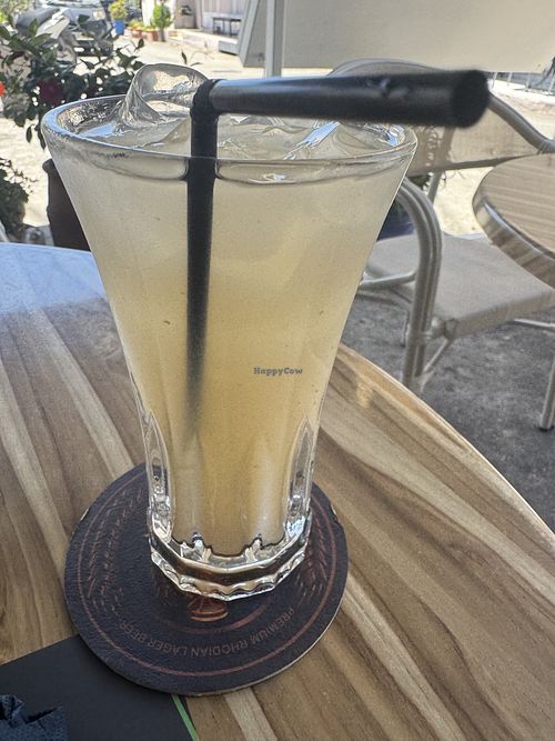 Banana juice   at Kalagris Cafe Bar - Restaurant in Rhodes