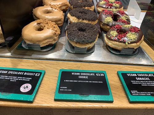 Vegan donut selectionn  at Offbeat Donut Co. in Dublin