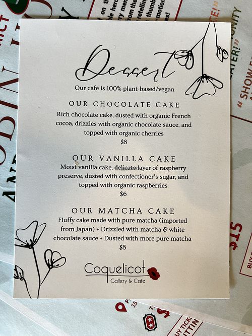   at Coquelicot Gallery and Cafe in Palatine