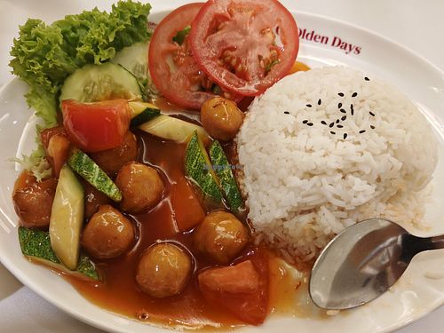 Vege Sweet and Sour Rice at Hock Kee Kopitiam 福气安康 - City Square in Johor Bahru