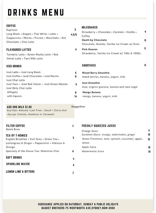 at Basket Brothers in Sydney