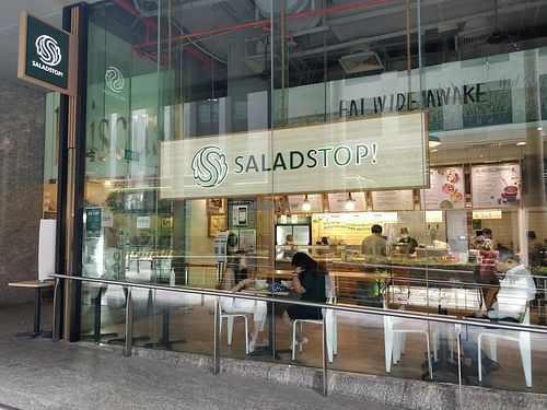 Street View at SaladStop - Capital Tower in Central Singapore