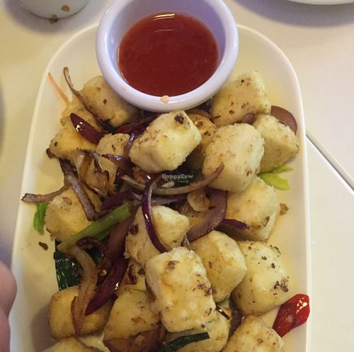 salt and pepper tofu at Cafe Soya in Birmingham