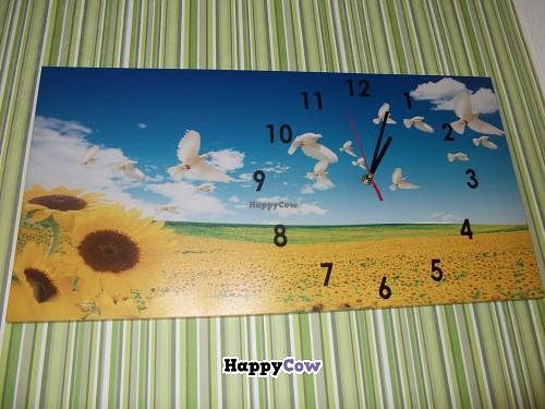 decor at Universo Vegano in Turin