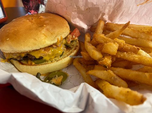 Mexico Romeo Burger at Romeo's in Asheville