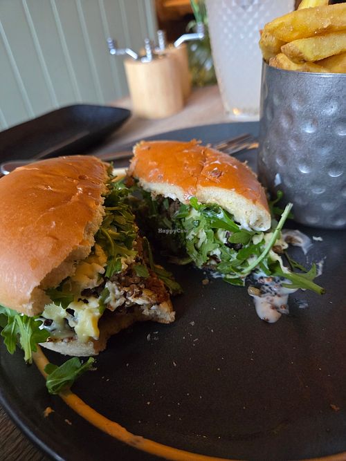 Vegan haggis burger at Craobh - Kroov in Perth And Kinross