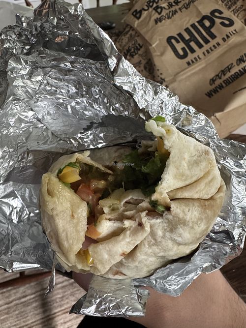 What it looks likee  at Bubbakoo's Burritos  in Springboro