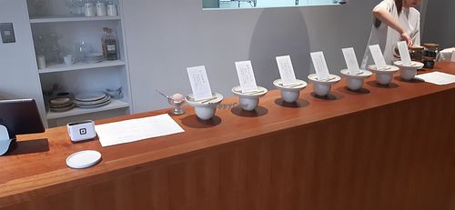 Counter at MY NAME IS ICE CREAM in Niigata