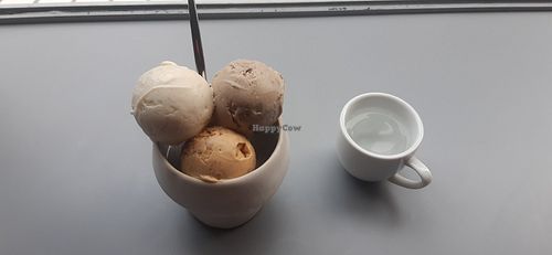 Soy, caramel and green tea ice cream at MY NAME IS ICE CREAM in Niigata