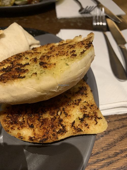Garlic breadd  at Nando's - St Andrew's Street in Dublin