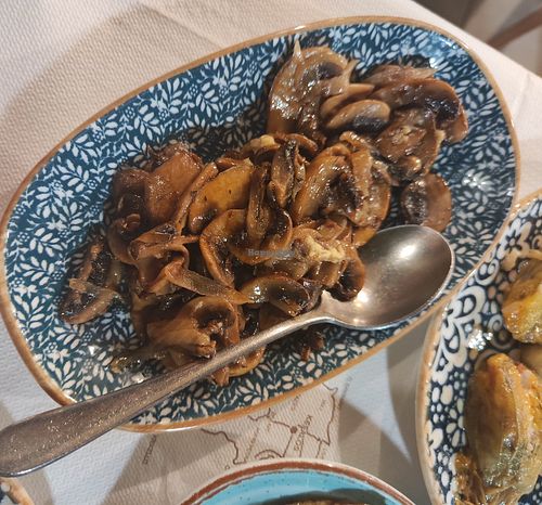 Mushrooms at Ali Restaurant in Kos