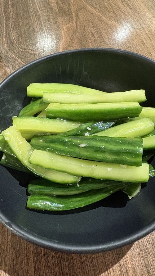 Cucumber salad    at Dao Noodle in Melbourne
