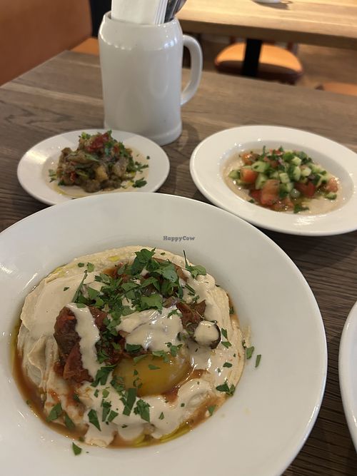 ratatouille hummus  at The Hummus Workshop in Vienna