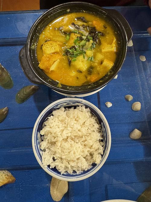 Tofu Curry  at Mom's Restaurant in Hoi An