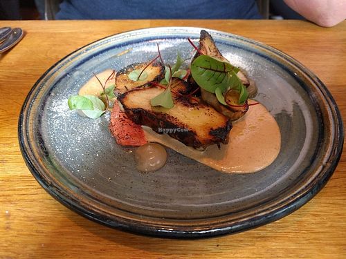 Chargrilled Jerusalem artichokes at Oak in Bath