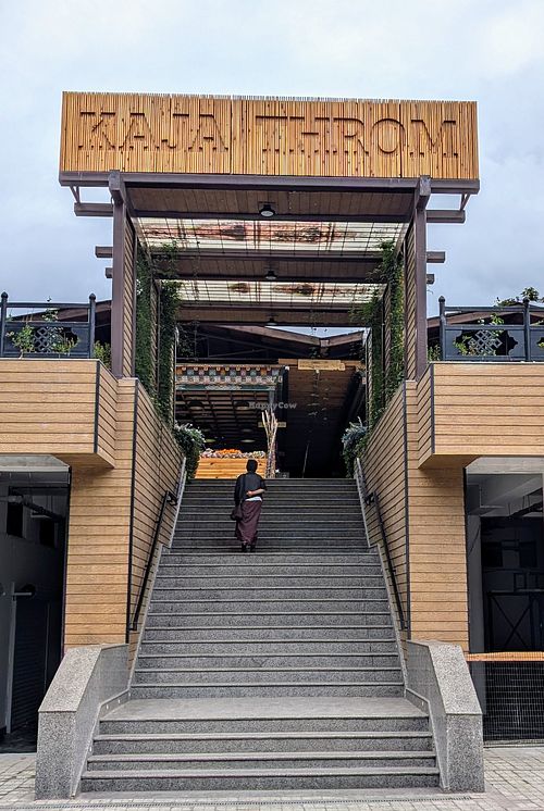 Entrance at Centenary Farmers Market in Thimphu