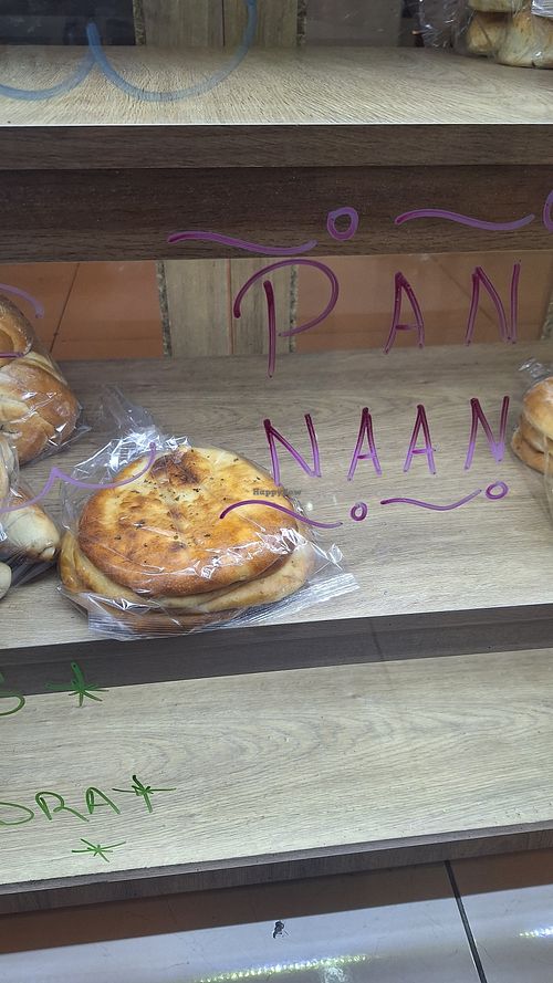 Wow! Tienen Naan vegano 🌱🙈♥️ at Corazón de Concha in San Andres Cholula