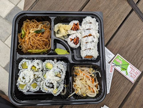 My takeaway at Ta-Ke Sushi in Saint John