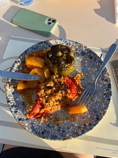   at Maistrali Restaurant in Aegina
